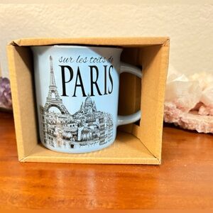 NEW IN BOX Paris Souvenir Light Blue Mug